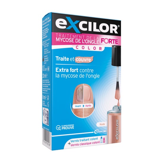 Excilor Forte Color Tratamiento de Hongos de Uñas Nude 30ml
