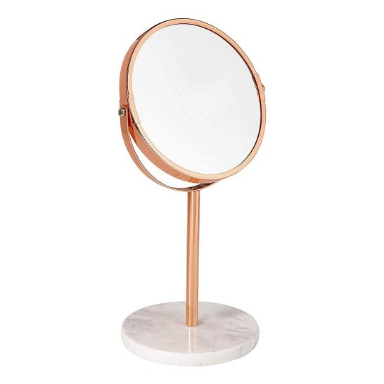 Vitry Rose Gold Marble Footed Mirror 1 unità