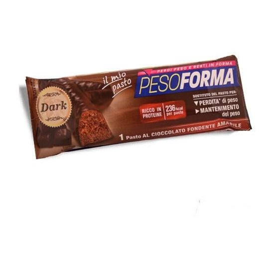 Pesoforma Barra Sabor Chocolate Amargo 2uds
