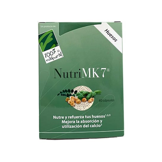 100% Natural NutriMK7 Huesos 60 cápsulas gelatina