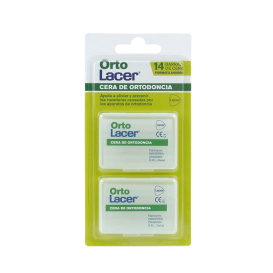 Ortholacer protective orthodontic wax with 14 bars