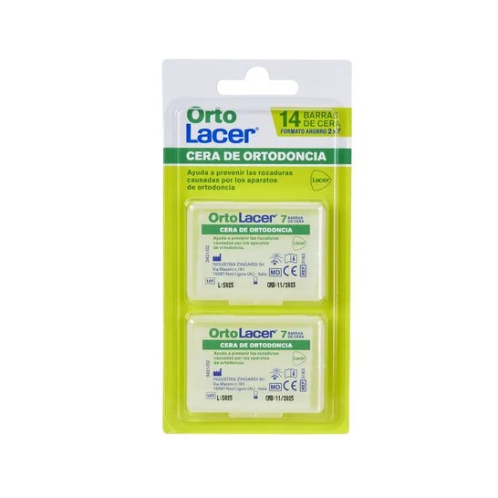 Lacer OrtoLacer Cera de Ortodoncia 2x7 barras Lacer OrtoLacer Cera de Ortodoncia 2x7 barras