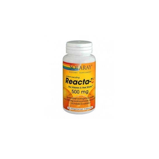 Solaray Reacta C™ 500mg 60caps vegetables