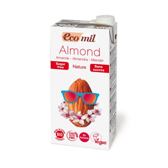 Ecomil Organic Natural Almond Milk 1l