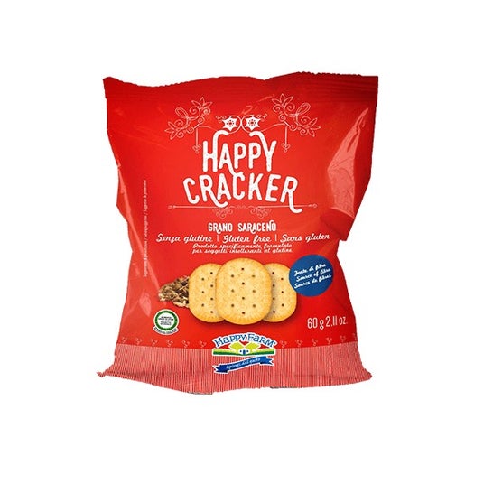 Happy Farm Cracker Trigo Sarraceno Sin Gluten 60g