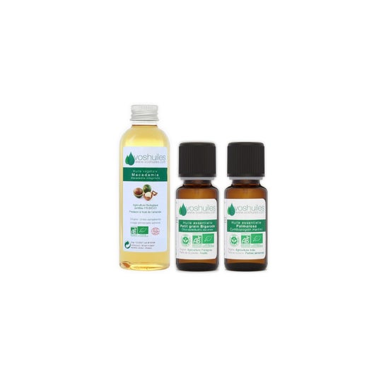 Voshuiles Kit Stop Transpiración Aceite Esencial BIO 2x10ml + Vegetal BIO 50ml