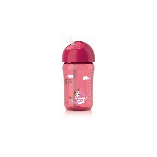 Avent Taza con Pajita Azul O Rosa 300 ml