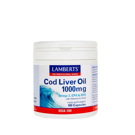 Lamberts Aceite de hígado de bacalao 180cáps