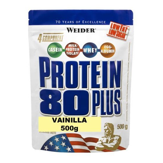 Weider Protein 80 Plus Vanilla 500g