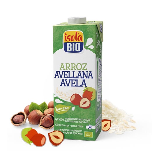 Abafoods Isolabio Drink Hazelnoot Rijst 1L