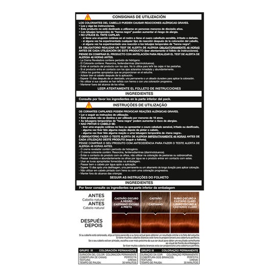 L'Oreal Prodigy Permanent Coloring 5.35-Schokolade 4 Stück