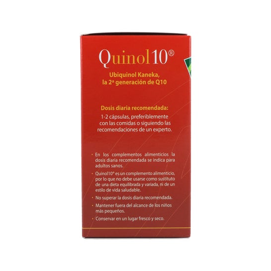 100% Natural Quinol 10 100mg 90 perlas