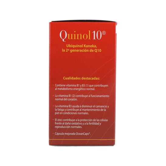 100% Natural Quinol 10 100mg 90 perlas