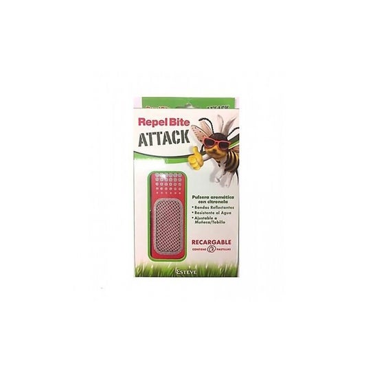 Repel Bite Attack rechargeable bracelet with Citronella