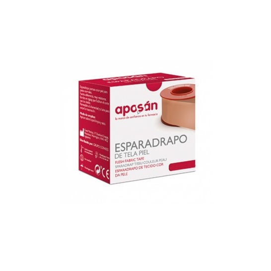 Aposán Esparadrapo Tela Piel 5 X1,25 cm 1 ud