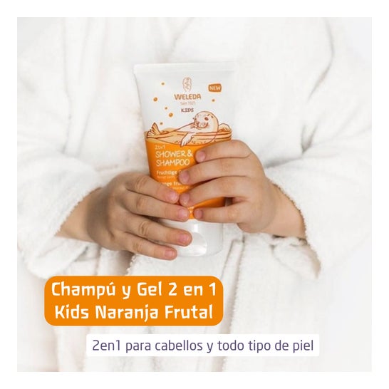 Weleda Kids Shampoo e Gel 2in1 Arancione 150 ml