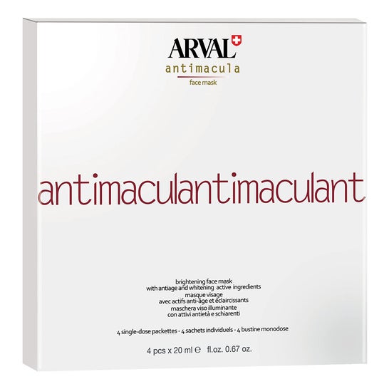 Arval Antimacula Face Mask 4x20ml