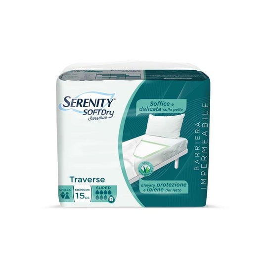 Serenity Trav Soft Dry Sensitive Assorbente 80x180 15 Unità