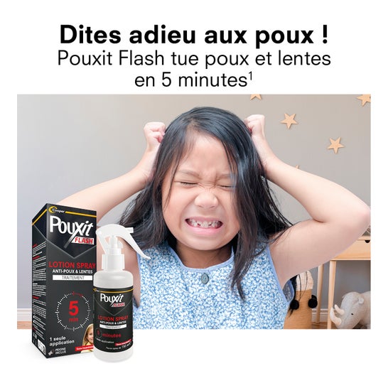 Pouxit Flash Antipiojos y Liendres 150 ml