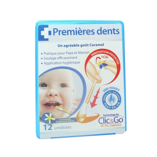 Clic & Go First Teeth Clic & Go 12 single-dose tanden