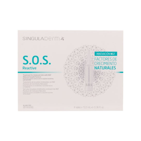 Singuladerm S.O.S Reactive 4 viales x 10 5 ml