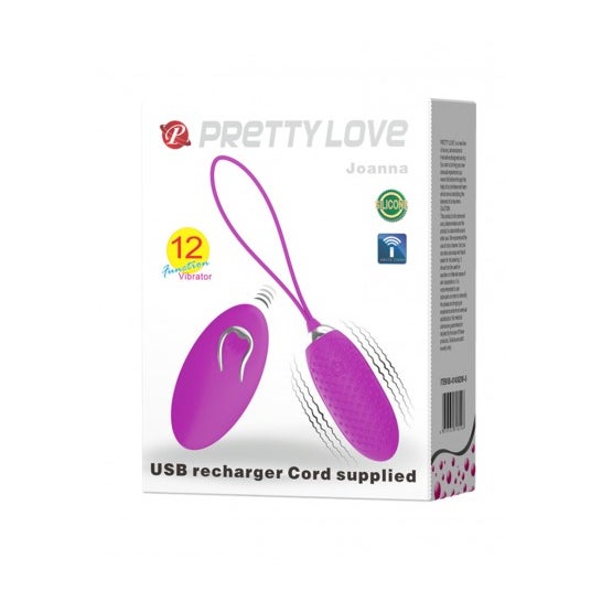 Pretty Love Rechargeable Vibrating Egg Joanna Striated 1ud