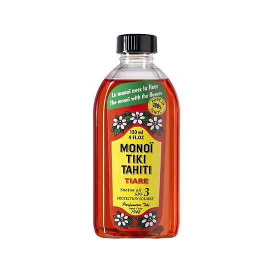 Monoi Tiki Tahiti Tanning Oil Spf3 Tiaré 120ml