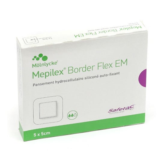 Mepilex Flex-Kante Em 5X5Cm 10