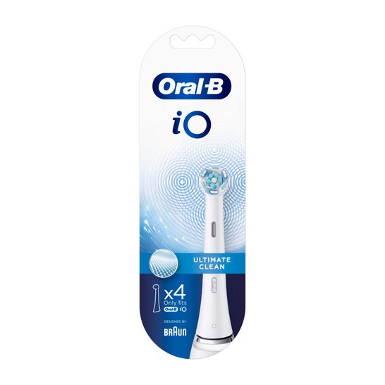 Oral-B Recambio Cepillo Dental iO Ultimate Clean Blanco 4 uds