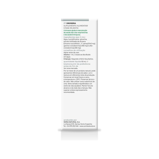 Soria Natural Drosera Extracto 50 ml