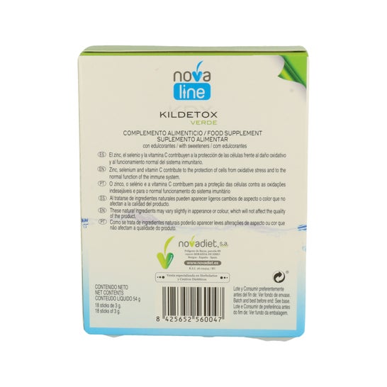 Kildetox Verde depurativo 18 sticks