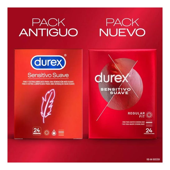 Durex Sensitivo Suave Preservativos 24uds Durex Sensitivo Suave Preservativos 24uds