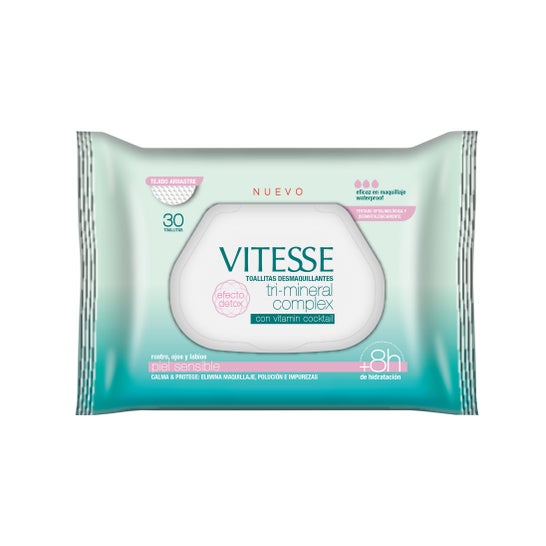 Vitesse Sensitive Skin Cleansing Wipes 30 stk