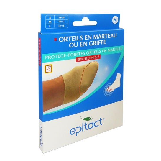 Epitact Orteils en Marteau Protège-pointes taille M(39-41) 1 paire