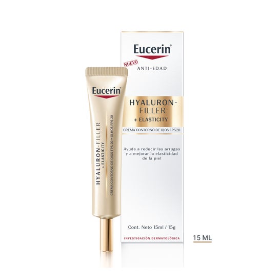 Eucerin Hyaluron-Filler + Elasticity Contorno De Ojos SPF15 15ml Eucerin, 15ml (Código PF )