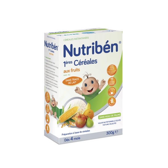 Nutribn 1st Crales con frutas sin gluten 300g