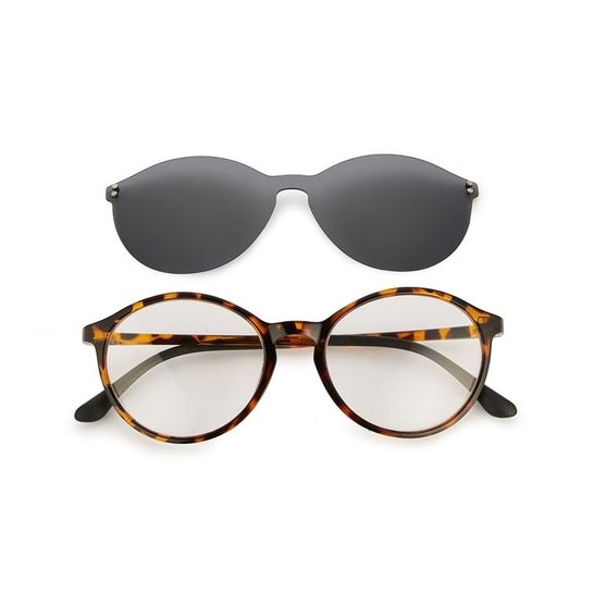 Nordic Vision Occhiali Easy Duo Reading + Sun Square +1,50 1 Unità