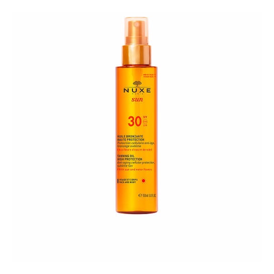 Nuxe Sun Gesichts- und Körperbräunungsöl-Spray LSF30+ 150ml
