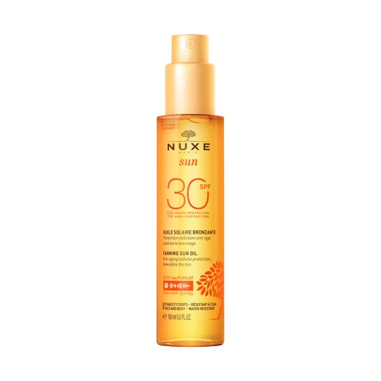 Nuxe Sun Gesichts- und Körperbräunungsöl-Spray LSF30+ 150ml