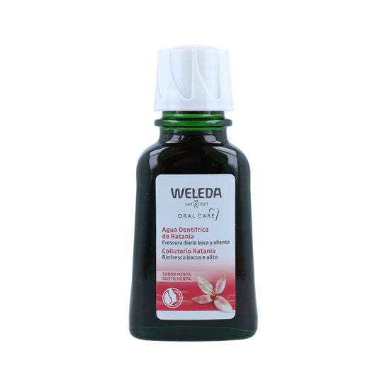 Weleda Agua Dentífrica de Ratania Sabor Menta 50 ml