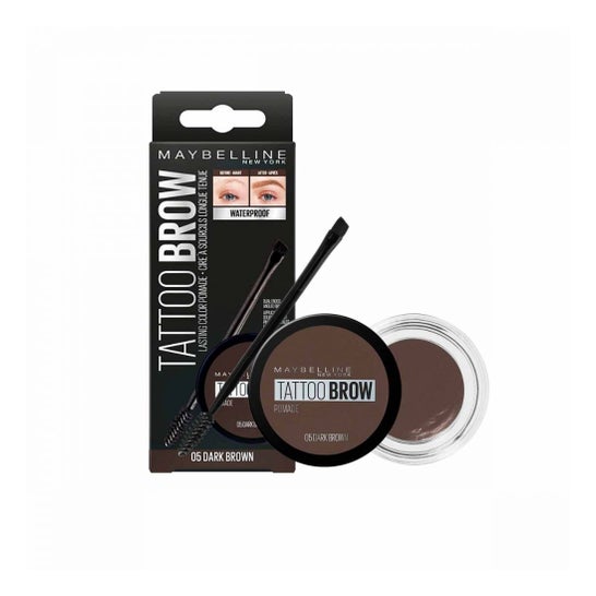 Maybelline Tattoo Brow Crema Cejas WP Nro 05 Dark Brown 1ud