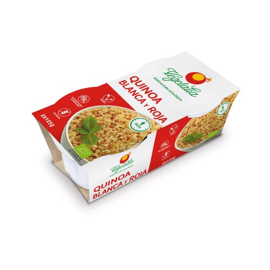 Vegetalia Hvid og rød quinoa Bio 2x125g