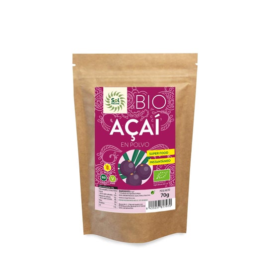 Solnatural Acai Powder Bio S/G Vegan 70g