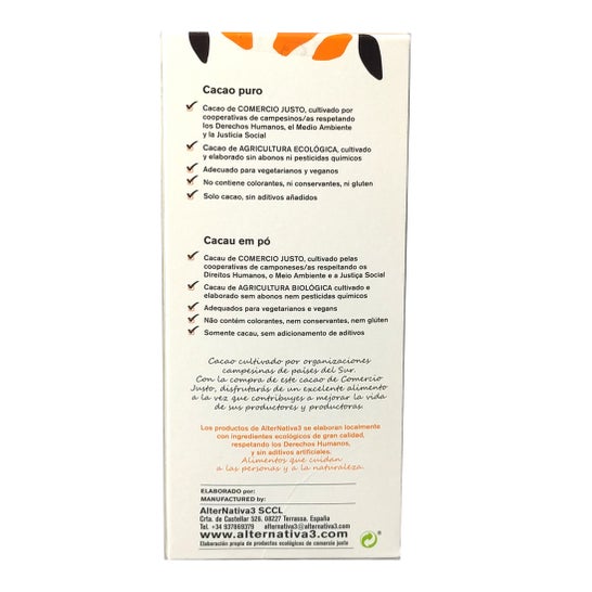 Alternativa3 Cacao Puro Premium 150g
