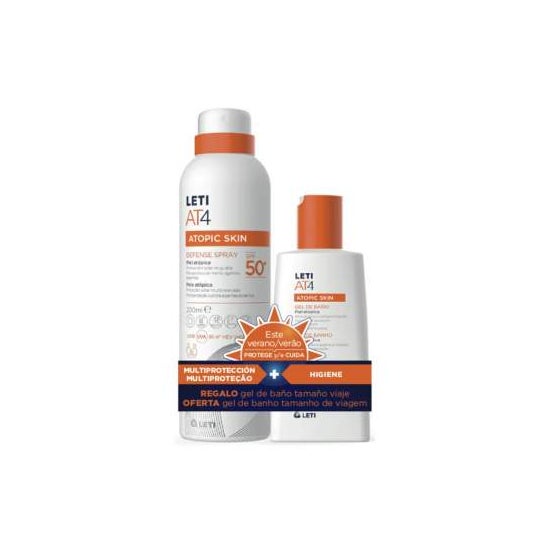Leti AT4 Atopic skin spray Spf 50 200ml + gel