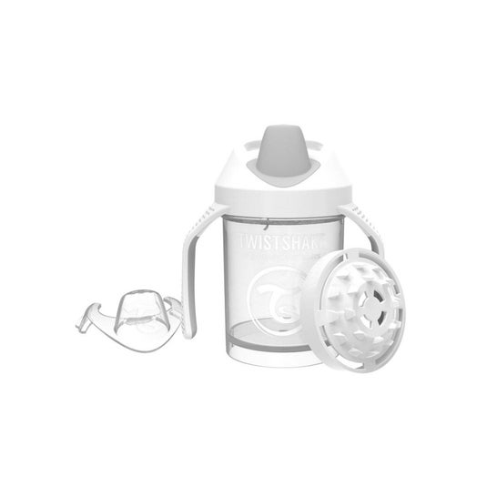 Twistshake Vaso Aprendizaje Mini Cup Blanco +4m 230ml TwistShake,