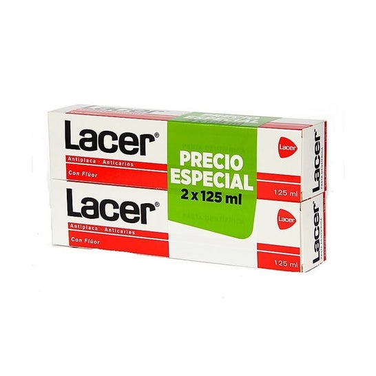 Pack Lacer Pasta Dental 2x125ml