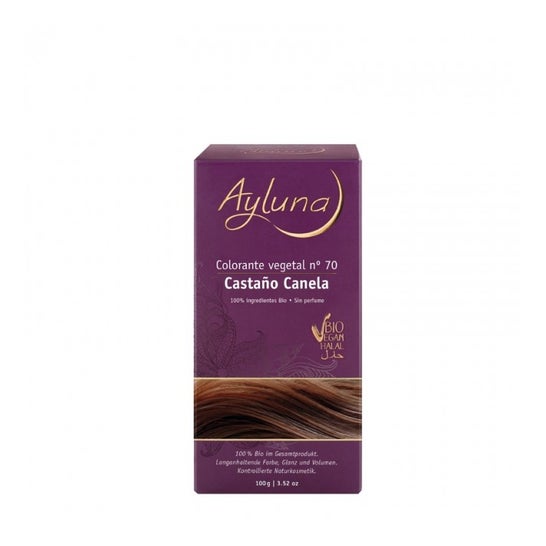 Ayluna Vegetable Hair Dye No. 70 Cinnamon Brown 100g