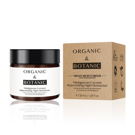 Idratante notturno bio e botanico energizzante al cocco 50ml