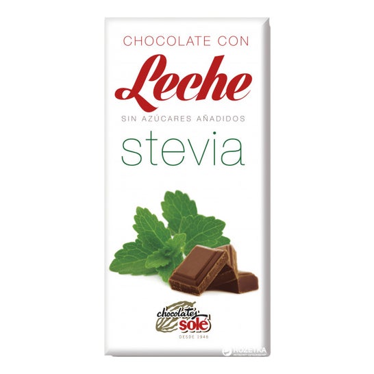 Chocolates Sole Chocolate Leche Stevia Sin Gluten 100g